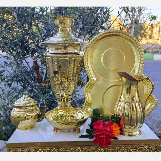 سماور ذغالی برنز اصل