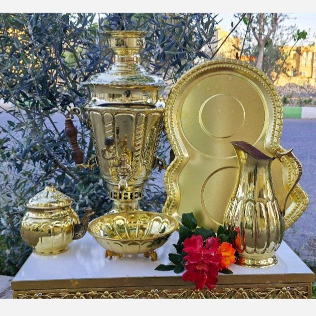 سماور ذغالی برنز اصل